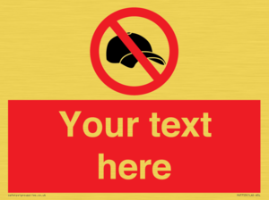 Custom prohibition no caps